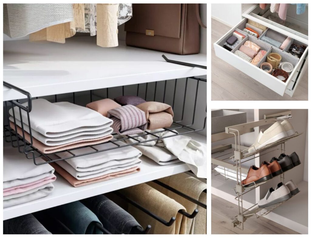 Rangement sous-vêtements sur cintres - Dressing organisé !